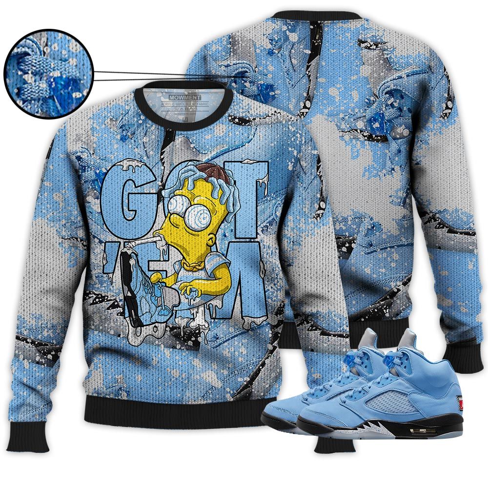 Simpson Got Em 03 Sneaker Shirt Match Retro University Blue 5S, Jordan 5 University Blue Hoodie Sweatshirt Tee All Over Print MKO Shirt Simpson Got Em 03 Sneaker Shirt Match Retro University Blue 5S, Jordan 5 University Blue Hoodie Sweatshirt Tee All Over Print MKO Shirt