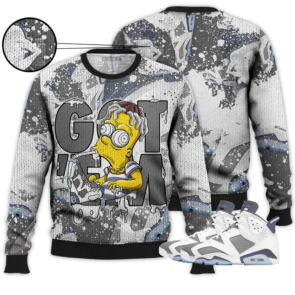 Simpson Got Em 04 Sneaker Shirt Match Retro Cool Grey 6S, Jordan 6 Cool Grey Hoodie Sweatshirt Tee All Over Print MKO Shirt Simpson Got Em 04 Sneaker Shirt Match Retro Cool Grey 6S, Jordan 6 Cool Grey Hoodie Sweatshirt Tee All Over Print MKO Shirt