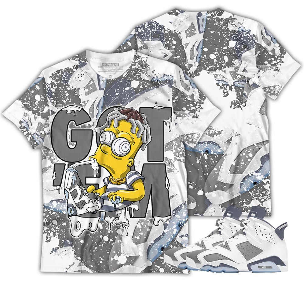 Simpson Got Em 04 Sneaker Shirt Match Retro Cool Grey 6S, Jordan 6 Cool Grey Hoodie Sweatshirt Tee All Over Print MKO Shirt Simpson Got Em 04 Sneaker Shirt Match Retro Cool Grey 6S, Jordan 6 Cool Grey Hoodie Sweatshirt Tee All Over Print MKO Shirt