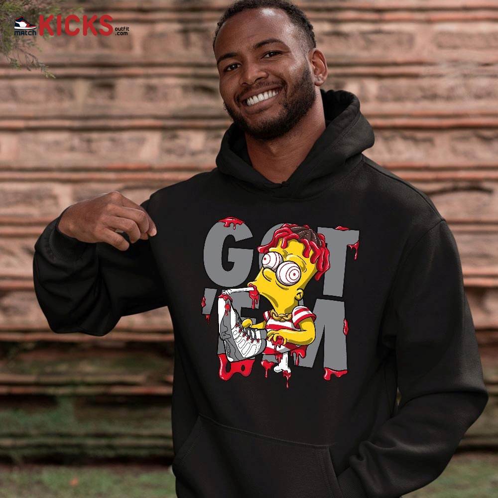 Simpson Got Em Sneaker Shirt Match Fire Red 9s, Jordan 9 Retro Fire Red MKO T-Shirt Simpson Got Em Sneaker Shirt Match Fire Red 9s, Jordan 9 Retro Fire Red MKO T-Shirt