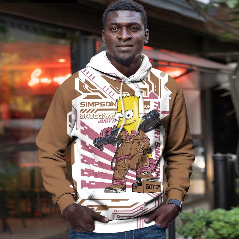 Simpson Shoegame Sneaker Shirt Match Archaeo Brown 3S, Jordan 3 Archaeo Brown Hoodie Sweatshirt Tee All Over Print MKO Shirt Simpson Shoegame Sneaker Shirt Match Archaeo Brown 3S, Jordan 3 Archaeo Brown Hoodie Sweatshirt Tee All Over Print MKO Shirt