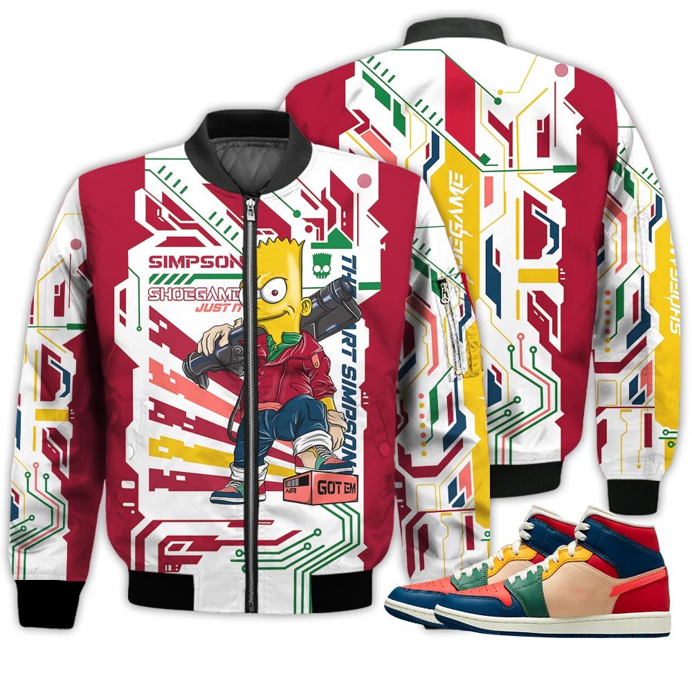 Simpson Shoegame Sneaker Shirt Match Multi Color 2022 1S, Jordan 1 Mid Multi Color 2022 Hoodie Sweatshirt Tee All Over Print MKO Shirt Simpson Shoegame Sneaker Shirt Match Multi Color 2022 1S, Jordan 1 Mid Multi Color 2022 Hoodie Sweatshirt Tee All Over Print MKO Shirt