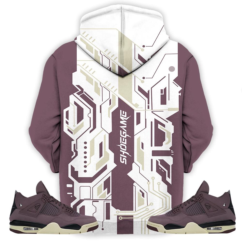 Simpson Shoegame Sneaker Shirt Match Violet Ore 4S, Jordan 4 A Ma Maniere Violet Ore Hoodie Sweatshirt Tee All Over Print MKO Shirt
