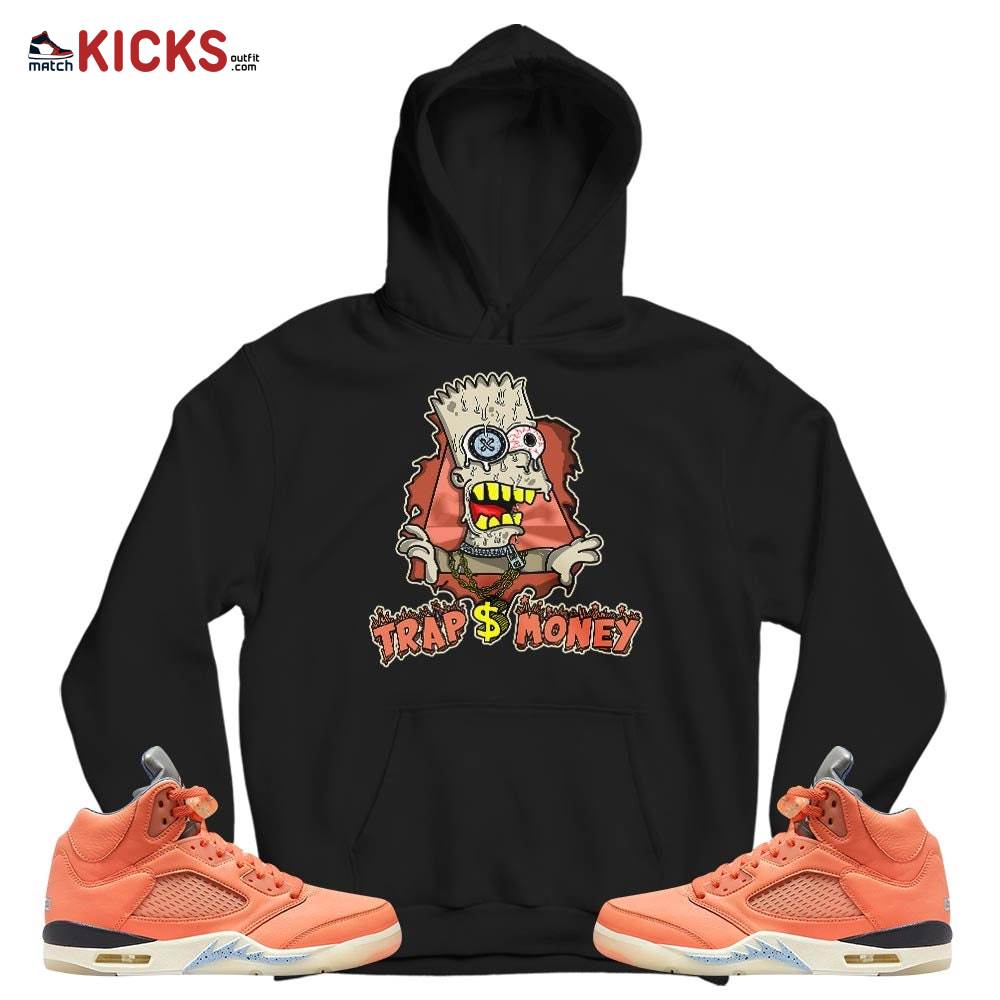 Simpson Trap Money Dripping Sneaker Shirt Match Crimson Bliss 5s, Jordan 5 DJ Khaled Crimson Bliss MKO T-Shirt Simpson Trap Money Dripping Sneaker Shirt Match Crimson Bliss 5s, Jordan 5 DJ Khaled Crimson Bliss MKO T-Shirt