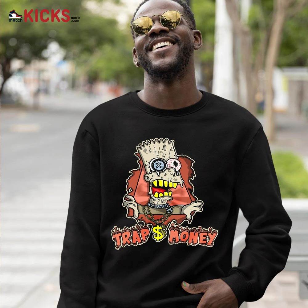Simpson Trap Money Dripping Sneaker Shirt Match Crimson Bliss 5s, Jordan 5 DJ Khaled Crimson Bliss MKO T-Shirt Simpson Trap Money Dripping Sneaker Shirt Match Crimson Bliss 5s, Jordan 5 DJ Khaled Crimson Bliss MKO T-Shirt