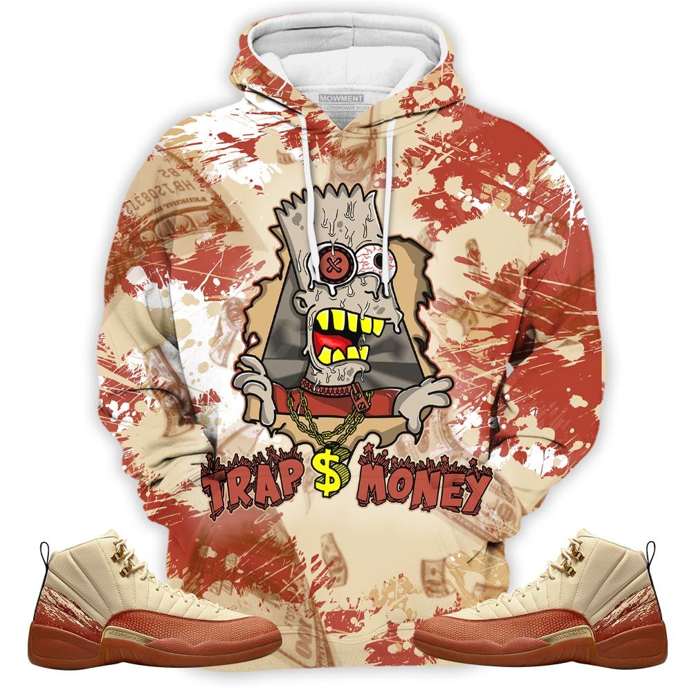 Simpson Trap Money Dripping Sneaker Shirt Match Eastside Golf 12S, Jordan 12 Retro Eastside Golf Hoodie Sweatshirt Tee All Over Print MKO Shirt