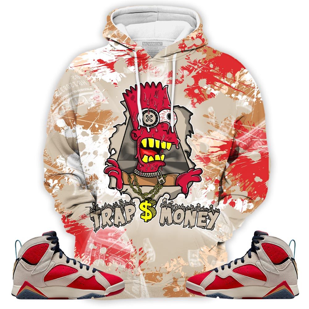 Simpson Trap Money Dripping Sneaker Shirt Match Trophy Room 7S, Jordan 7 Trophy Room Hoodie Sweatshirt Tee All Over Print MKO Shirt Simpson Trap Money Dripping Sneaker Shirt Match Trophy Room 7S, Jordan 7 Trophy Room Hoodie Sweatshirt Tee All Over Print MKO Shirt
