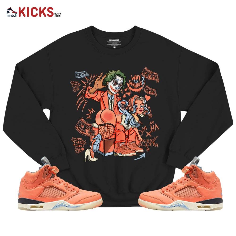 Slap Harley Quinm Sneaker Shirt Match Crimson Bliss 5s, Jordan 5 DJ Khaled Crimson Bliss MKO T-Shirt Slap Harley Quinm Sneaker Shirt Match Crimson Bliss 5s, Jordan 5 DJ Khaled Crimson Bliss MKO T-Shirt