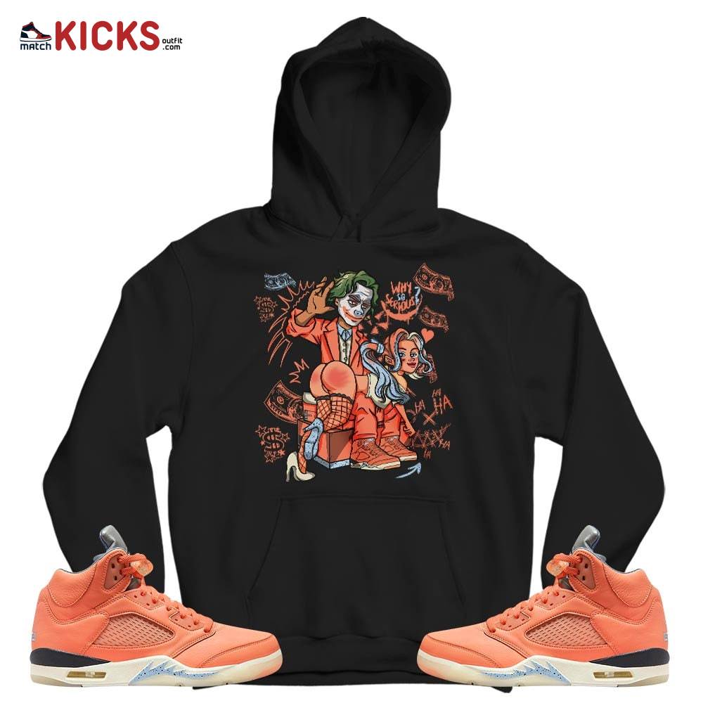 Slap Harley Quinm Sneaker Shirt Match Crimson Bliss 5s, Jordan 5 DJ Khaled Crimson Bliss MKO T-Shirt Slap Harley Quinm Sneaker Shirt Match Crimson Bliss 5s, Jordan 5 DJ Khaled Crimson Bliss MKO T-Shirt
