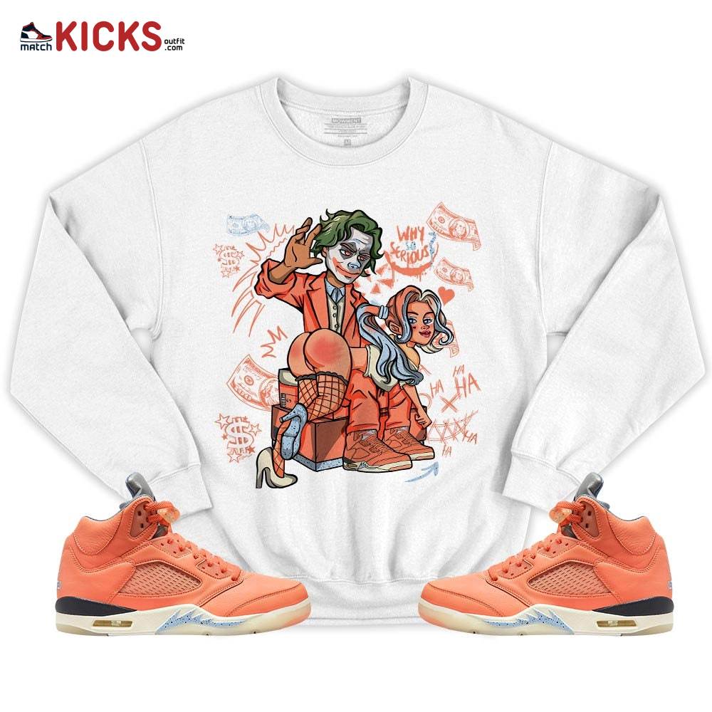 Slap Harley Quinm Sneaker Shirt Match Crimson Bliss 5s, Jordan 5 DJ Khaled Crimson Bliss MKO T-Shirt Slap Harley Quinm Sneaker Shirt Match Crimson Bliss 5s, Jordan 5 DJ Khaled Crimson Bliss MKO T-Shirt