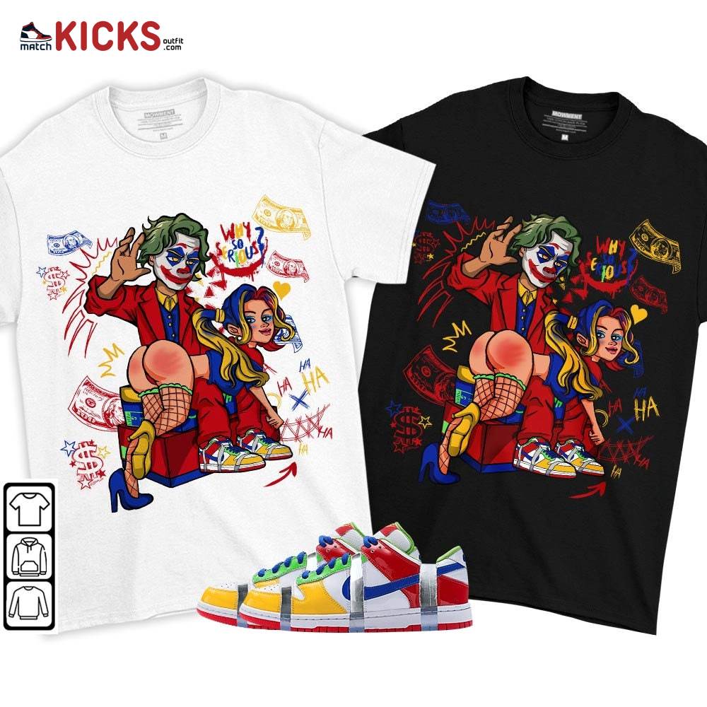 Slap Harley Quinm Sneaker Shirt Match SB Dunk Low eBay, SB Dunk Low Sandy MKO T-Shirt