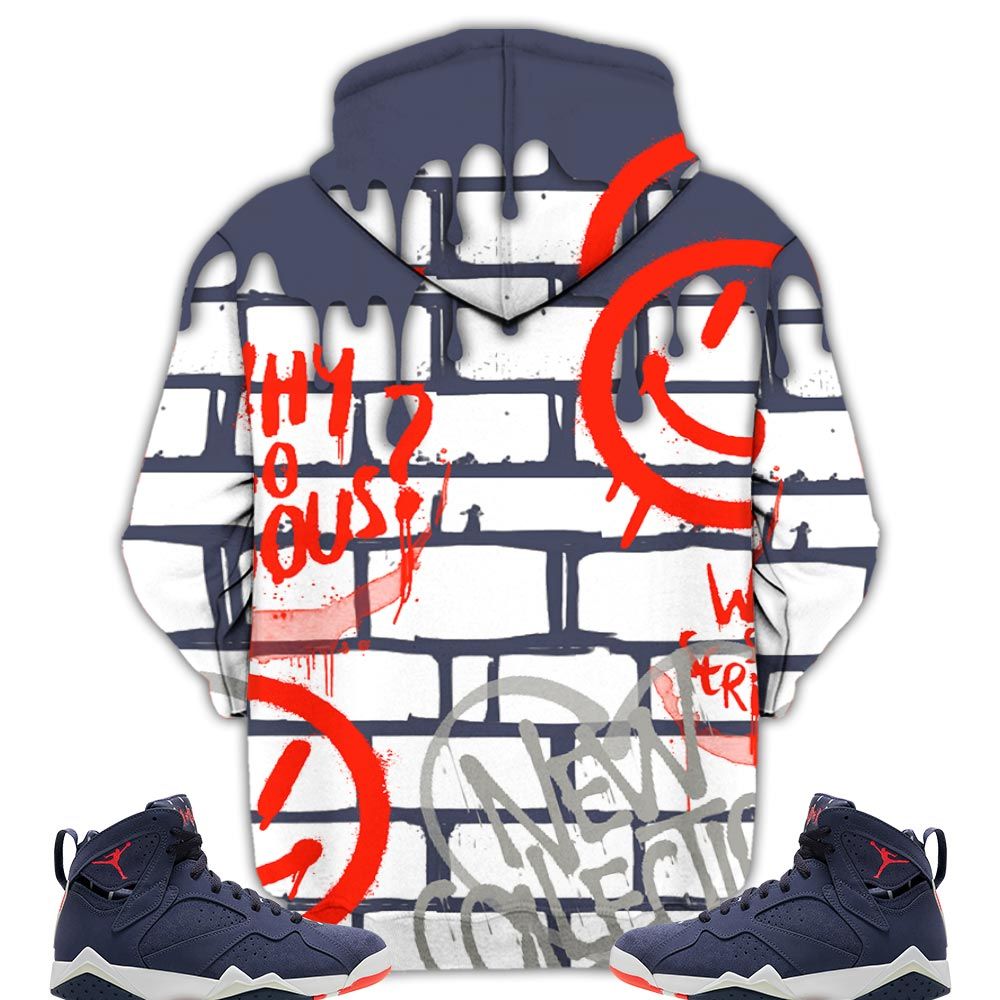 Slap Harley Quinn Sneaker Shirt Match 7 Neutral Indigo, Jordan 7 Quai 54 Hoodie Sweatshirt Tee All Over Print MKO Shirt