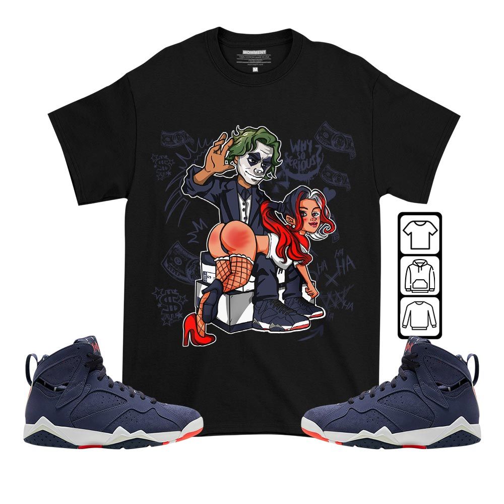 Slap Harley Sneaker Shirt Match 7 Neutral Indigo, Jordan 7 Quai 54 MKO T-Shirt Slap Harley Sneaker Shirt Match 7 Neutral Indigo, Jordan 7 Quai 54 MKO T-Shirt