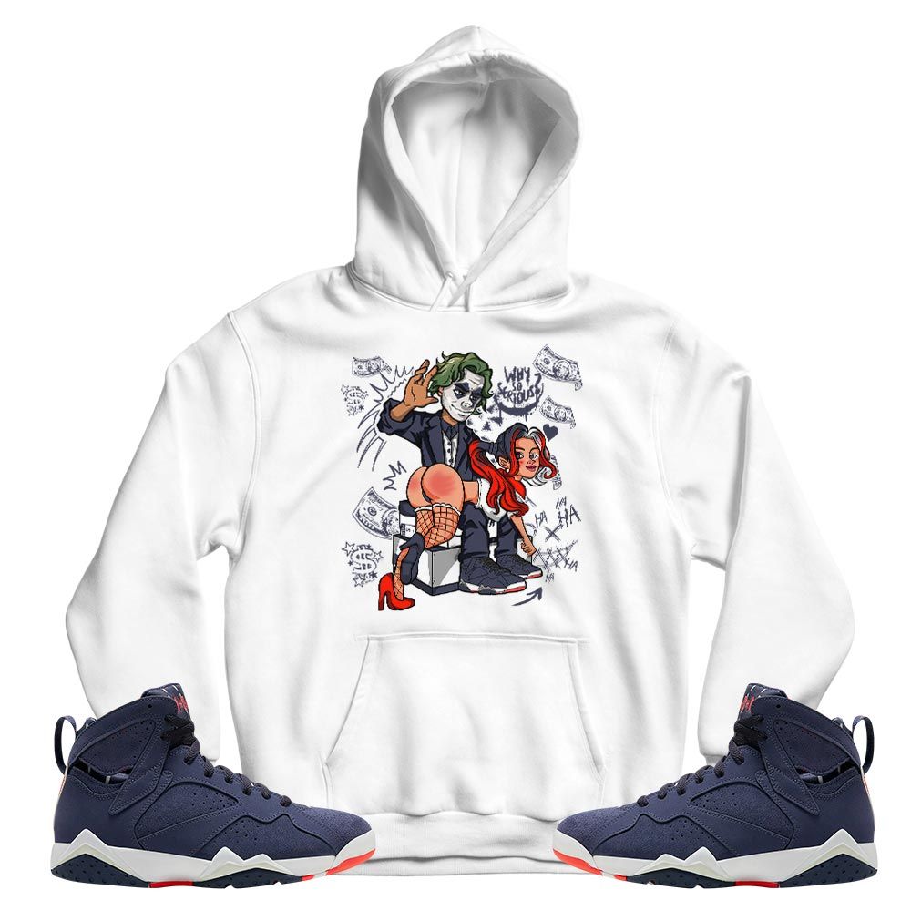 Slap Harley Sneaker Shirt Match 7 Neutral Indigo, Jordan 7 Quai 54 MKO T-Shirt Slap Harley Sneaker Shirt Match 7 Neutral Indigo, Jordan 7 Quai 54 MKO T-Shirt