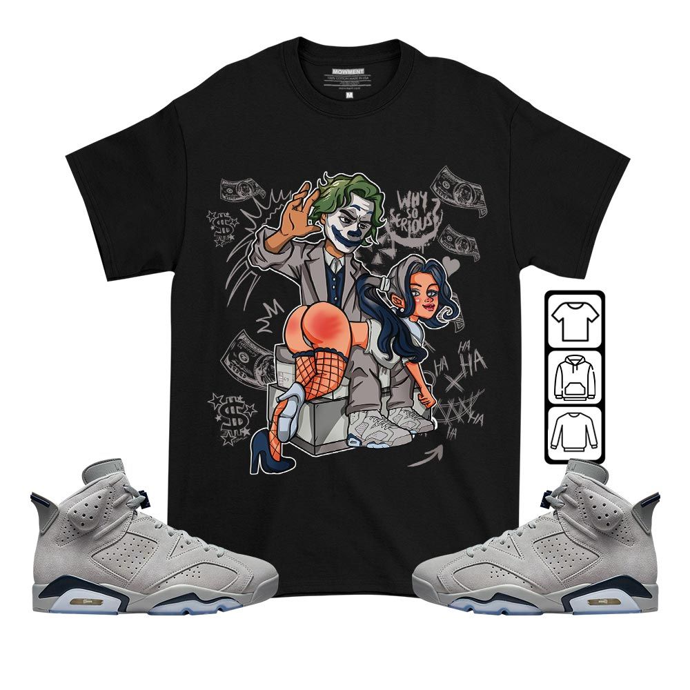 Slap Harley Sneaker Shirt Match Georgetown 6s, Jordan 6 Retro Georgetown MKO T-Shirt Slap Harley Sneaker Shirt Match Georgetown 6s, Jordan 6 Retro Georgetown MKO T-Shirt