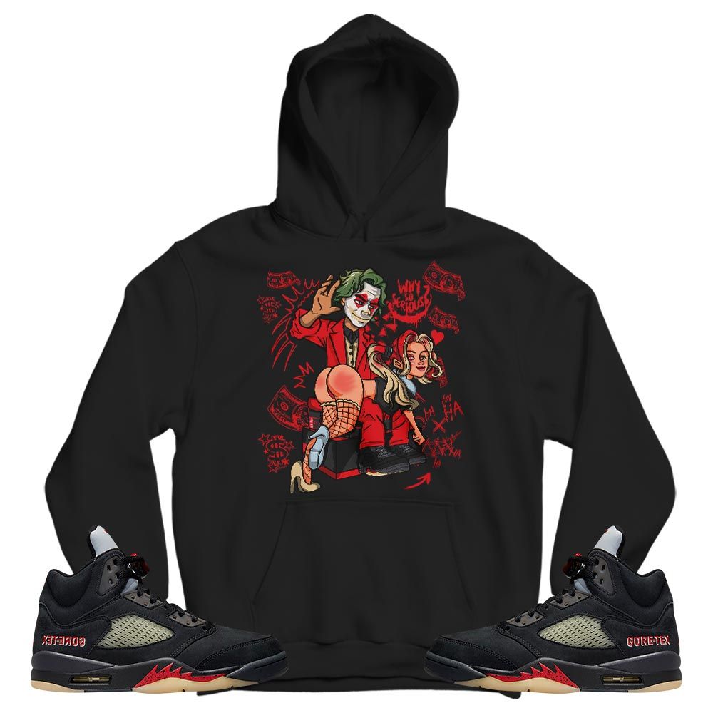 Slap Harley Sneaker Shirt Match Gore-Tex 5s, Jordan 5 GORE-TEX Off Noir MKO T-Shirt