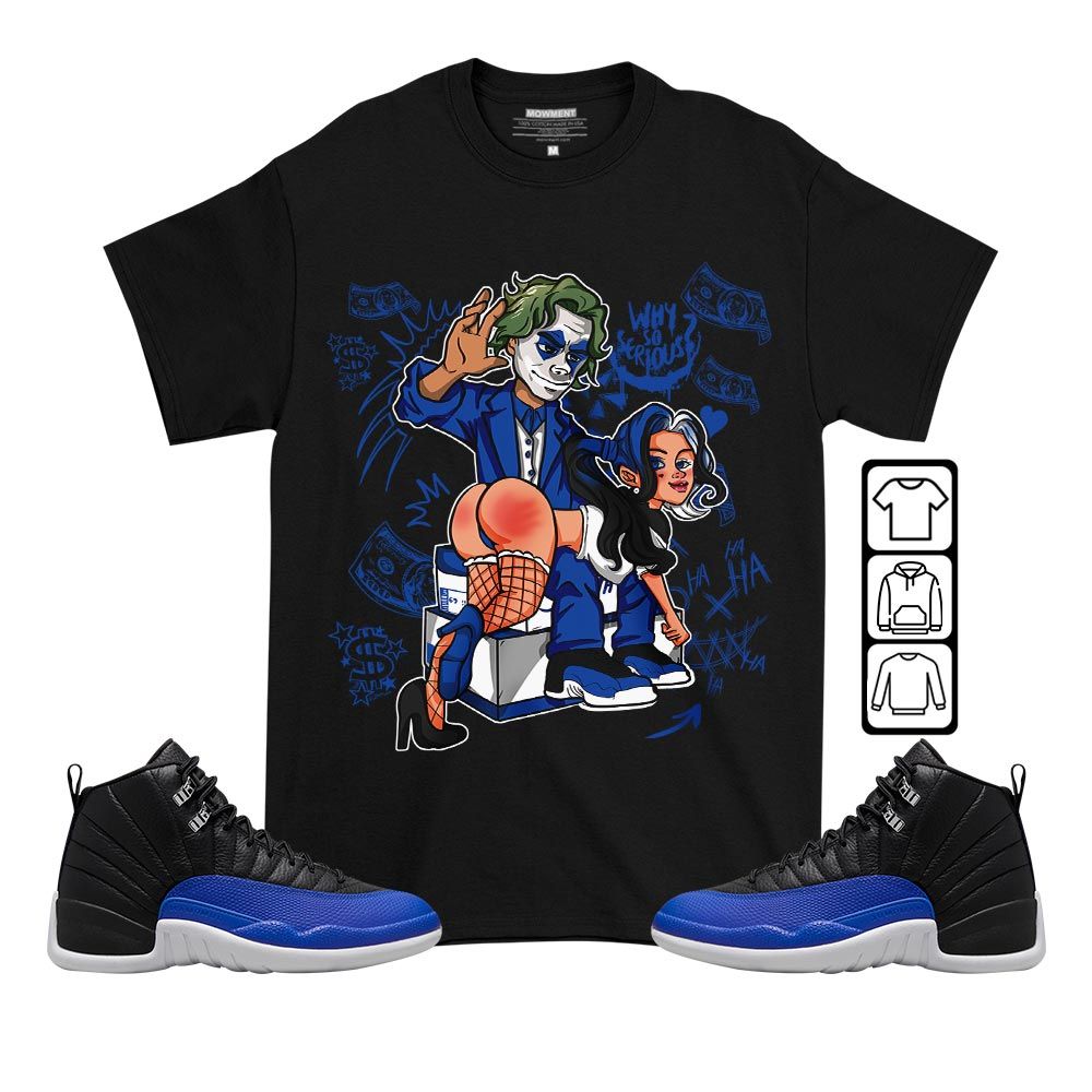 Slap Harley Sneaker Shirt Match Hyper Royal 12s, Jordan 12 Hyper Royal MKO T-Shirt Slap Harley Sneaker Shirt Match Hyper Royal 12s, Jordan 12 Hyper Royal MKO T-Shirt