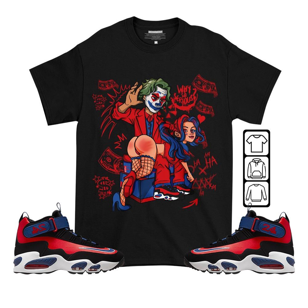 Slap Harley Sneaker Shirt Match Max 1 Navy Red Black, Air Griffey Max 1 Black Red Navy Blue MKO T-Shirt Slap Harley Sneaker Shirt Match Max 1 Navy Red Black, Air Griffey Max 1 Black Red Navy Blue MKO T-Shirt