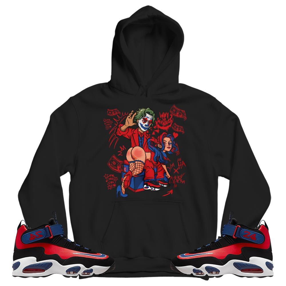 Slap Harley Sneaker Shirt Match Max 1 Navy Red Black, Air Griffey Max 1 Black Red Navy Blue MKO T-Shirt