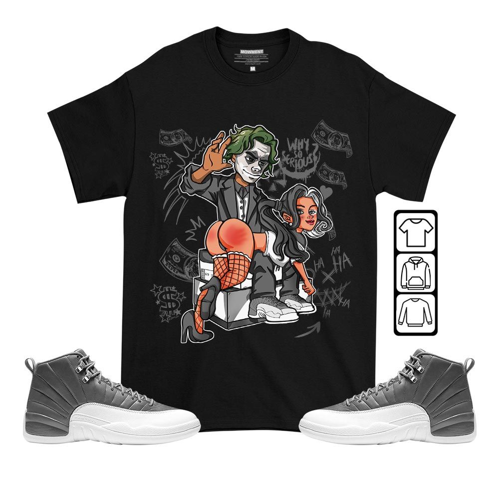 Slap Harley Sneaker Shirt Match Retro Stealth 12s, Jordan 12 Retro Stealth MKO T-Shirt Slap Harley Sneaker Shirt Match Retro Stealth 12s, Jordan 12 Retro Stealth MKO T-Shirt