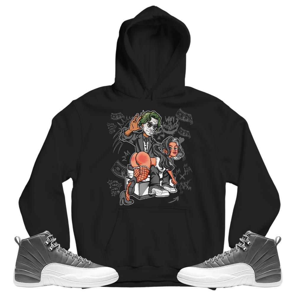 Slap Harley Sneaker Shirt Match Retro Stealth 12s, Jordan 12 Retro Stealth MKO T-Shirt