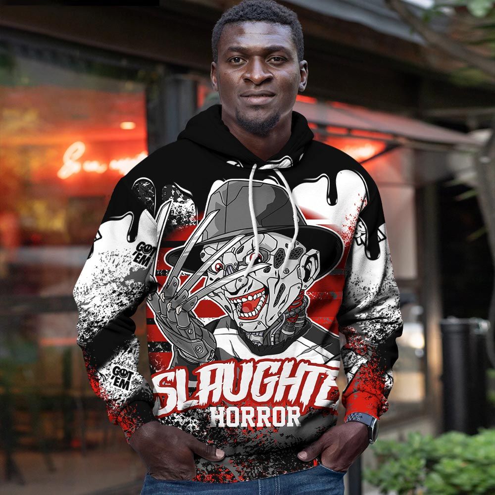 Slaughter To Prevail Drip Sneaker Shirt Match Retro Playoffs 13S, Jordan 13 Playoffs Hoodie Sweatshirt Tee All Over Print MKO Shirt Slaughter To Prevail Drip Sneaker Shirt Match Retro Playoffs 13S, Jordan 13 Playoffs Hoodie Sweatshirt Tee All Over Print MKO Shirt