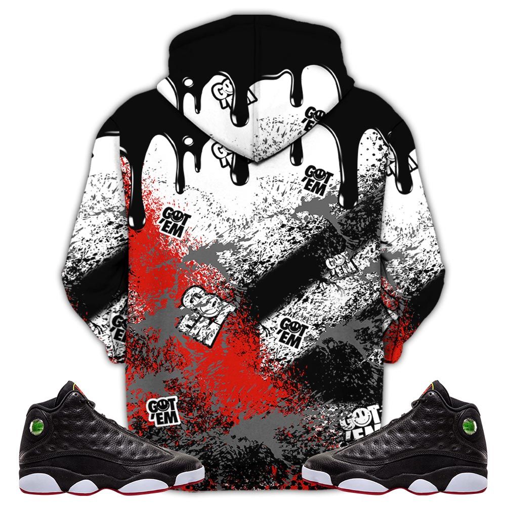 Slaughter To Prevail Drip Sneaker Shirt Match Retro Playoffs 13S, Jordan 13 Playoffs Hoodie Sweatshirt Tee All Over Print MKO Shirt Slaughter To Prevail Drip Sneaker Shirt Match Retro Playoffs 13S, Jordan 13 Playoffs Hoodie Sweatshirt Tee All Over Print MKO Shirt