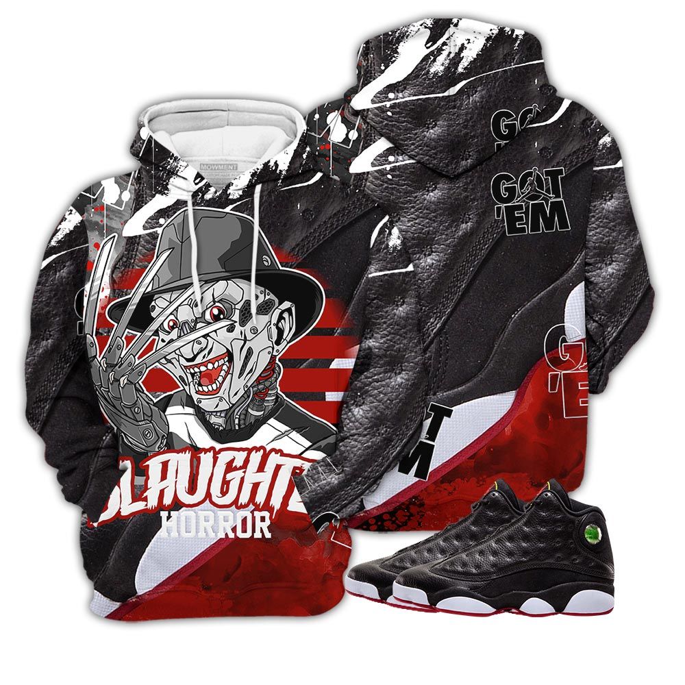 Slaughter To Prevail Shoes Sneaker Shirt Match Retro Playoffs 13S, Jordan 13 Playoffs Hoodie Sweatshirt Tee All Over Print MKO Shirt Slaughter To Prevail Shoes Sneaker Shirt Match Retro Playoffs 13S, Jordan 13 Playoffs Hoodie Sweatshirt Tee All Over Print MKO Shirt