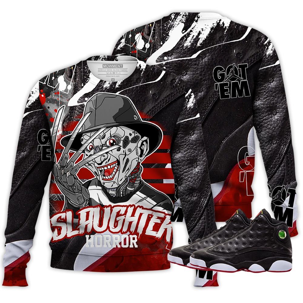 Slaughter To Prevail Shoes Sneaker Shirt Match Retro Playoffs 13S, Jordan 13 Playoffs Hoodie Sweatshirt Tee All Over Print MKO Shirt Slaughter To Prevail Shoes Sneaker Shirt Match Retro Playoffs 13S, Jordan 13 Playoffs Hoodie Sweatshirt Tee All Over Print MKO Shirt