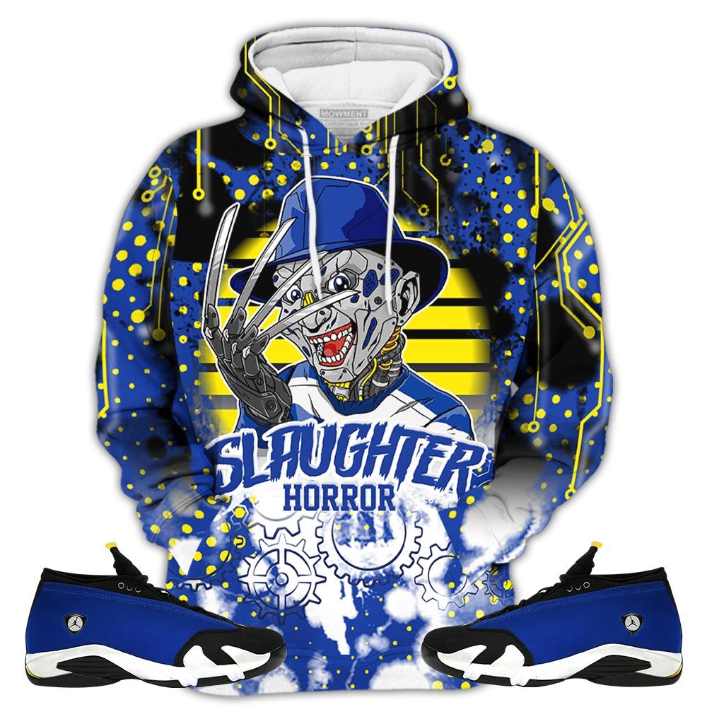 Slaughter To Prevail Sneaker Shirt Match 2023 Blue Laney 14S, Jordan 14 Laney Hoodie Sweatshirt Tee All Over Print MKO Shirt Slaughter To Prevail Sneaker Shirt Match 2023 Blue Laney 14S, Jordan 14 Laney Hoodie Sweatshirt Tee All Over Print MKO Shirt