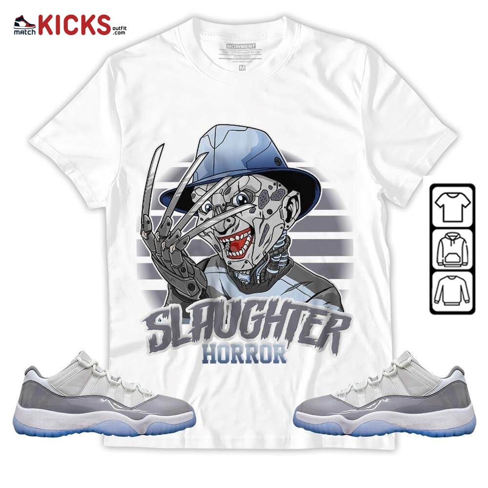 Slaughter To Prevail Sneaker Shirt Match Cement Grey 11s, Jordan 11 Low Cement Grey MKO T-Shirt Slaughter To Prevail Sneaker Shirt Match Cement Grey 11s, Jordan 11 Low Cement Grey MKO T-Shirt
