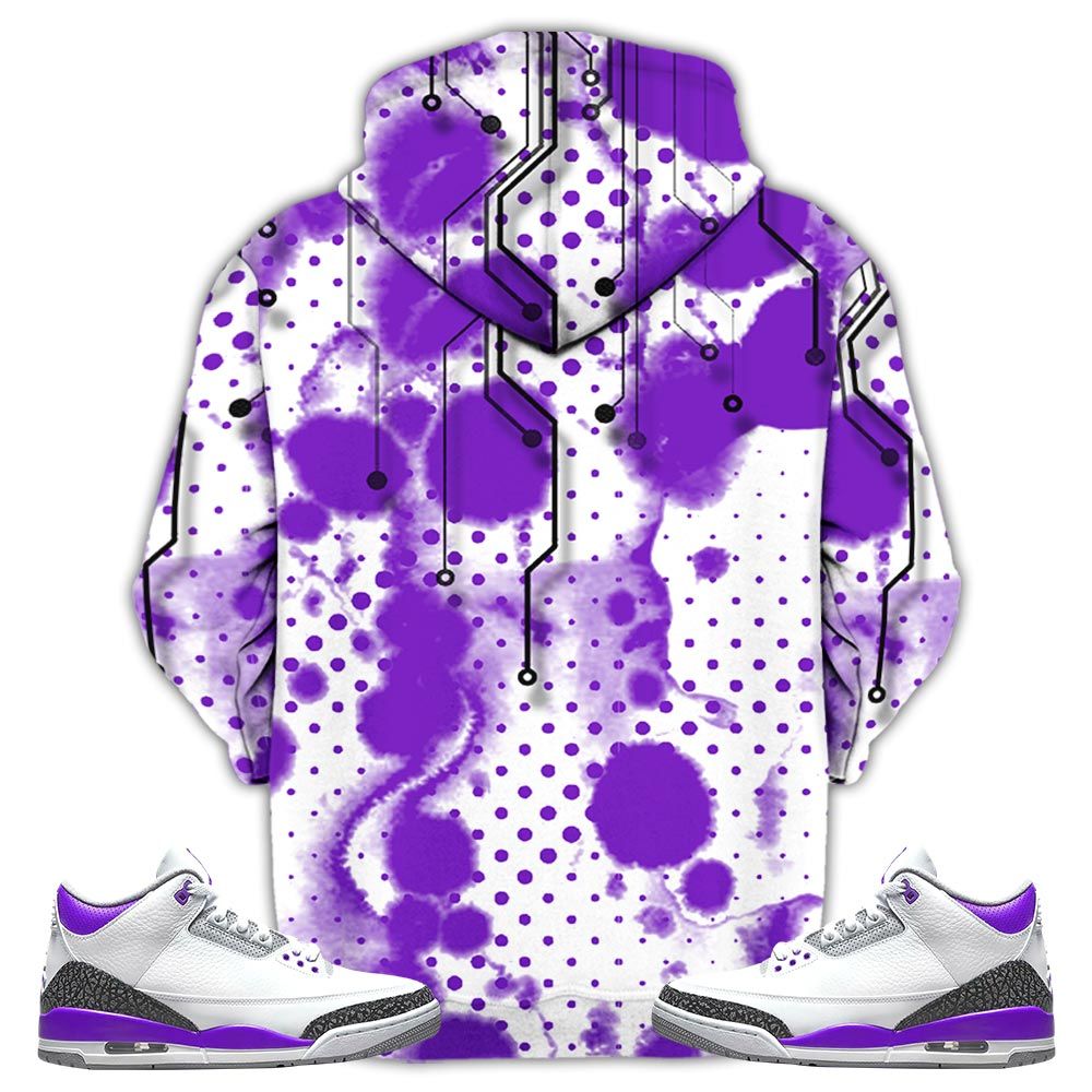 Slaughter To Prevail Sneaker Shirt Match Dark Iris 3S, Jordan 3 Retro Dark Iris Hoodie Sweatshirt Tee All Over Print MKO Shirt