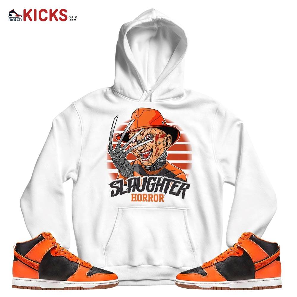 Slaughter To Prevail Sneaker Shirt Match Dunk Black Orange, Dunk High GS Safety Orange MKO T-Shirt Slaughter To Prevail Sneaker Shirt Match Dunk Black Orange, Dunk High GS Safety Orange MKO T-Shirt