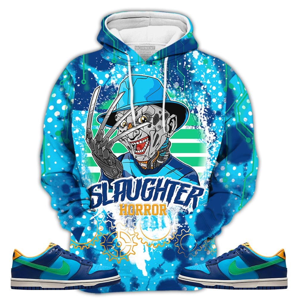 Slaughter To Prevail Sneaker Shirt Match Dunk Low Gs Kyrie, Dunk Low Gs Electric Algae Hoodie Sweatshirt Tee All Over Print MKO Shirt