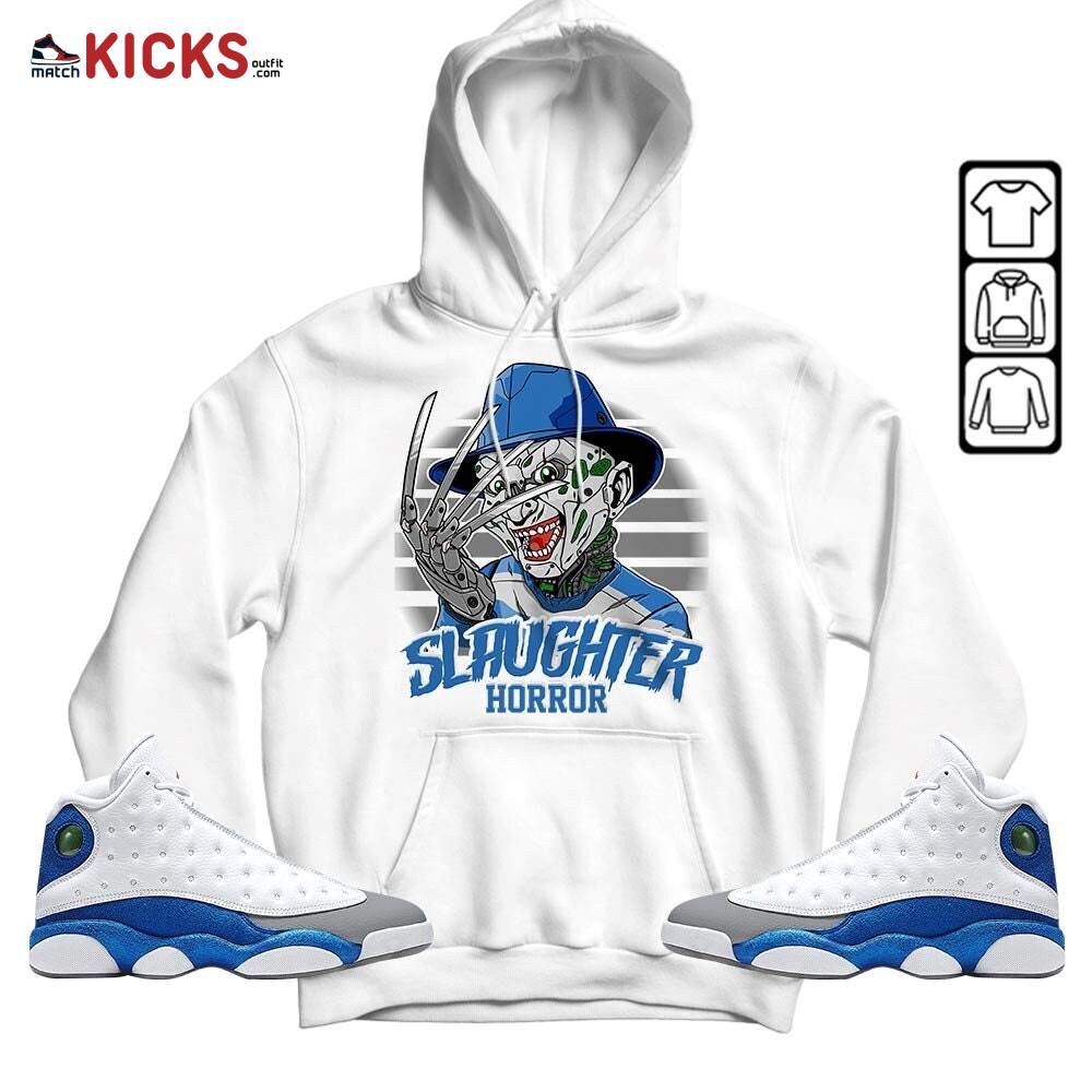 Slaughter To Prevail Sneaker Shirt Match French Blue 13s, Jordan 13 French Blue MKO Hoodie Slaughter To Prevail Sneaker Shirt Match French Blue 13s, Jordan 13 French Blue MKO Hoodie