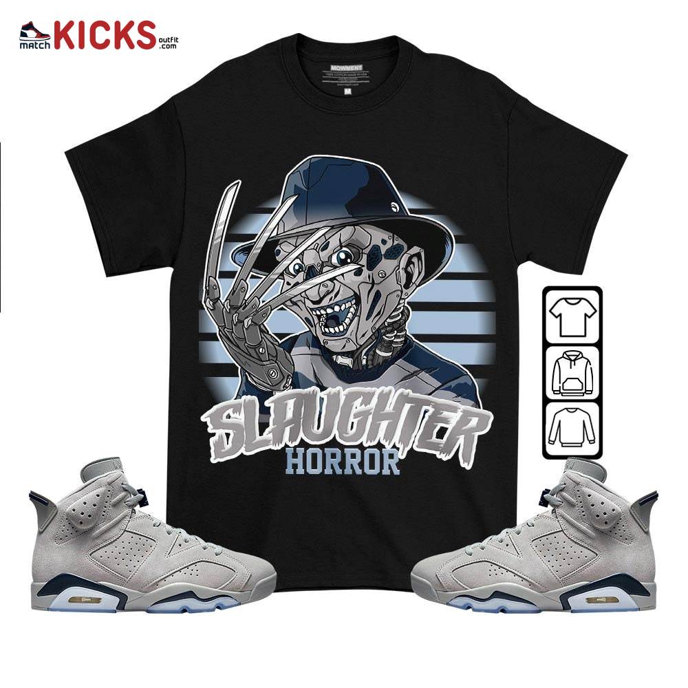 Slaughter To Prevail Sneaker Shirt Match Georgetown 6s, Jordan 6 Retro Georgetown MKO T-Shirt