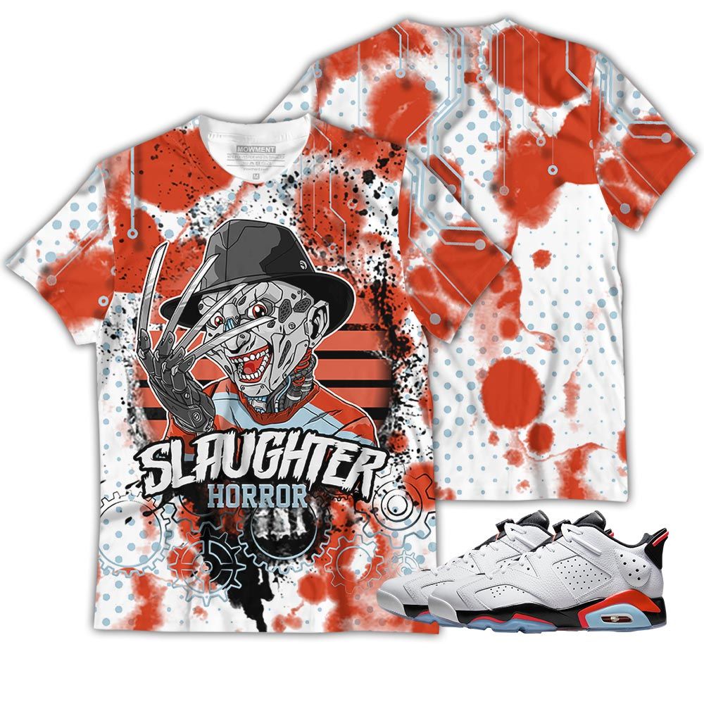 Slaughter To Prevail Sneaker Shirt Match Golf White Infrared 6S, Jordan 6 Low Infrared Hoodie Sweatshirt Tee All Over Print MKO Shirt Slaughter To Prevail Sneaker Shirt Match Golf White Infrared 6S, Jordan 6 Low Infrared Hoodie Sweatshirt Tee All Over Print MKO Shirt