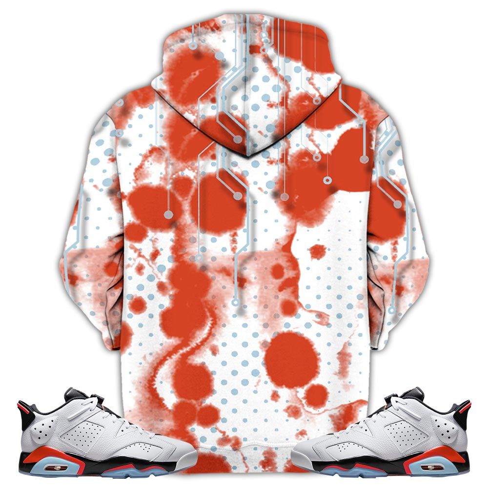 Slaughter To Prevail Sneaker Shirt Match Golf White Infrared 6S, Jordan 6 Low Infrared Hoodie Sweatshirt Tee All Over Print MKO Shirt