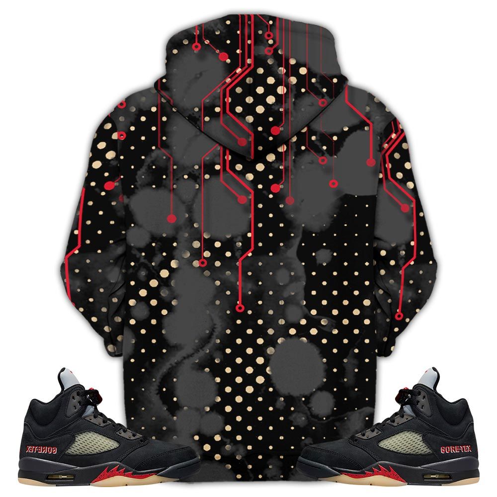 Slaughter To Prevail Sneaker Shirt Match Gore-Tex 5S, Jordan 5 Gore-Tex Off Noir Hoodie Sweatshirt Tee All Over Print MKO Shirt