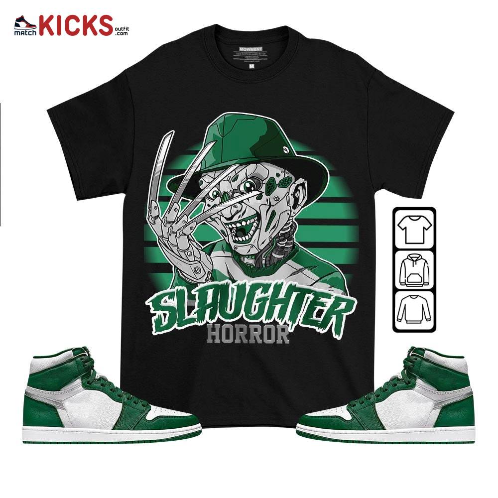 Slaughter To Prevail Sneaker Shirt Match High Gorge Green 1s, Jordan 1 Retro High Gorge Green MKO T-Shirt Slaughter To Prevail Sneaker Shirt Match High Gorge Green 1s, Jordan 1 Retro High Gorge Green MKO T-Shirt