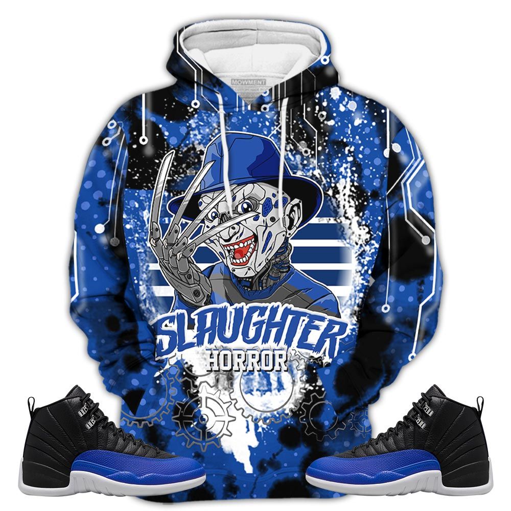 Slaughter To Prevail Sneaker Shirt Match Hyper Royal 12S, Jordan 12 Hyper Royal Hoodie Sweatshirt Tee All Over Print MKO Shirt Slaughter To Prevail Sneaker Shirt Match Hyper Royal 12S, Jordan 12 Hyper Royal Hoodie Sweatshirt Tee All Over Print MKO Shirt