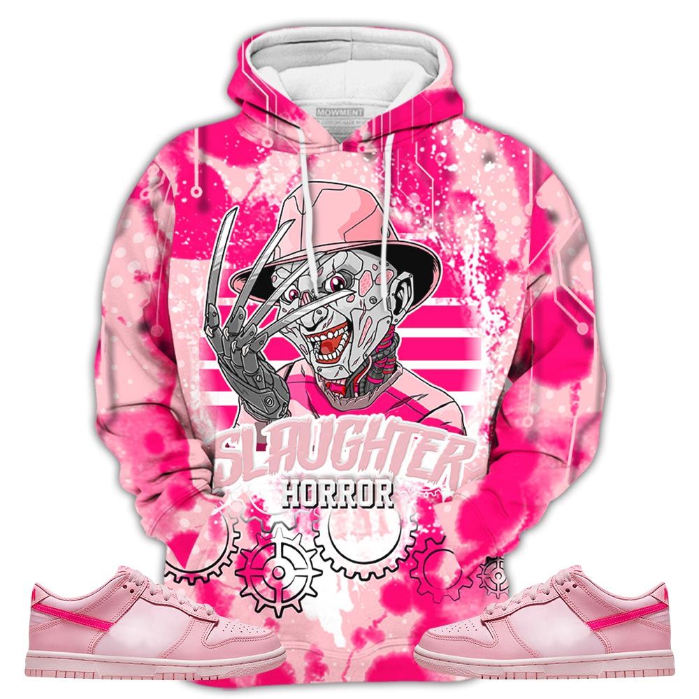 Slaughter To Prevail Sneaker Shirt Match Low Triple Pink, Dunk Low Triple Pink Hoodie Sweatshirt Tee All Over Print MKO Shirt