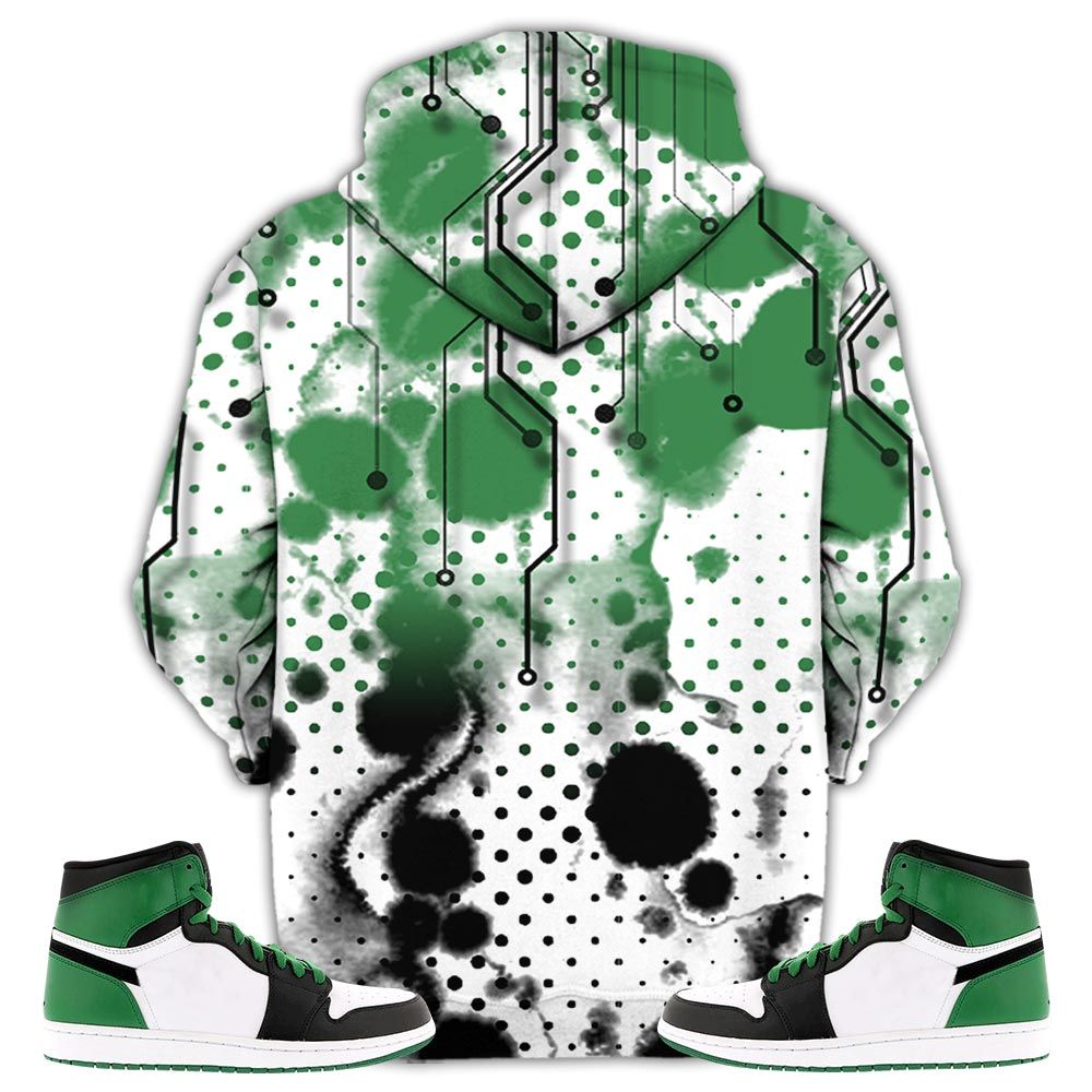 Slaughter To Prevail Sneaker Shirt Match Lucky Green 1S, Jordan 1 Lucky Green Hoodie Sweatshirt Tee All Over Print MKO Shirt