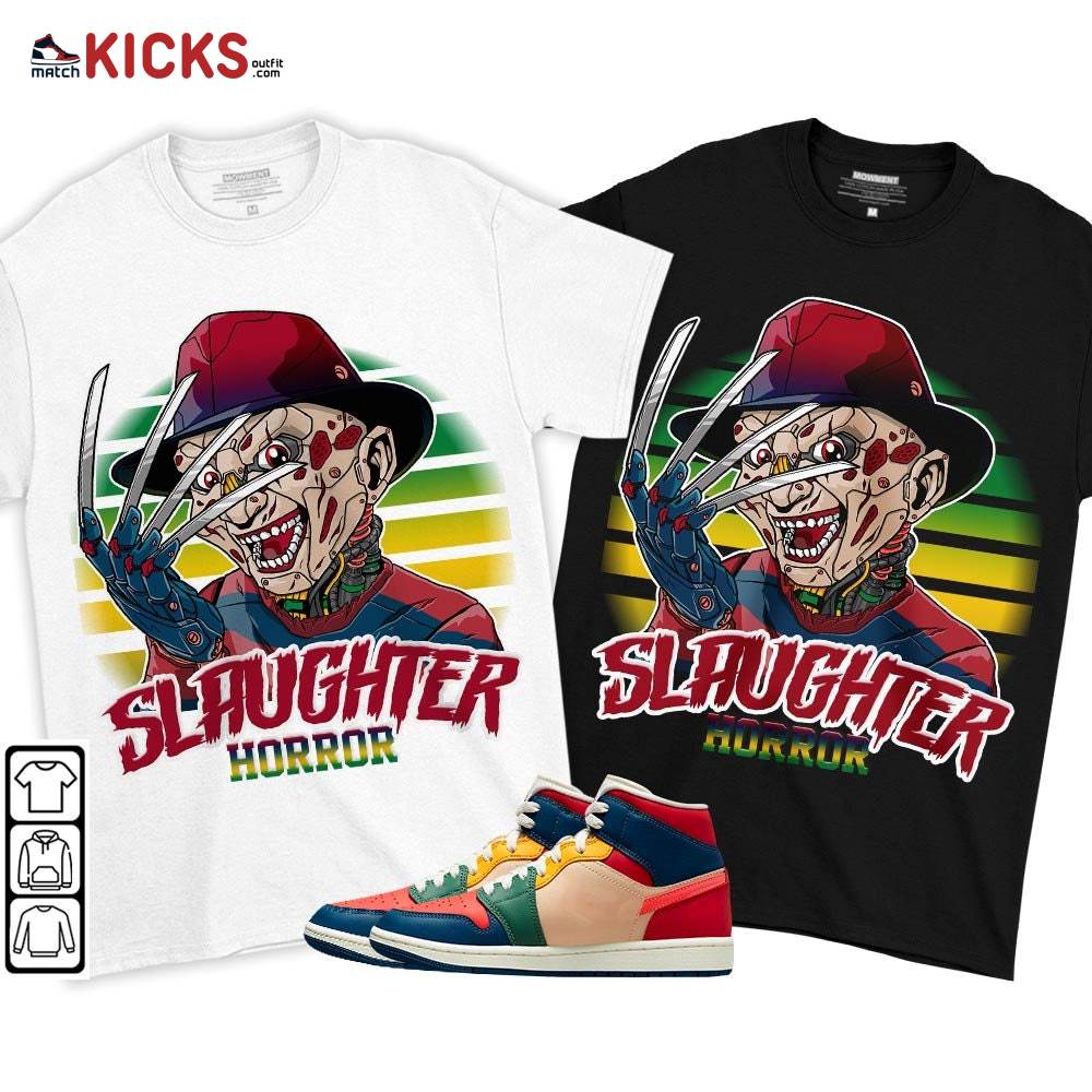 Slaughter To Prevail Sneaker Shirt Match Multi Color 2022 1s, Jordan 1 Mid Multi Color 2022 MKO T-Shirt Slaughter To Prevail Sneaker Shirt Match Multi Color 2022 1s, Jordan 1 Mid Multi Color 2022 MKO T-Shirt