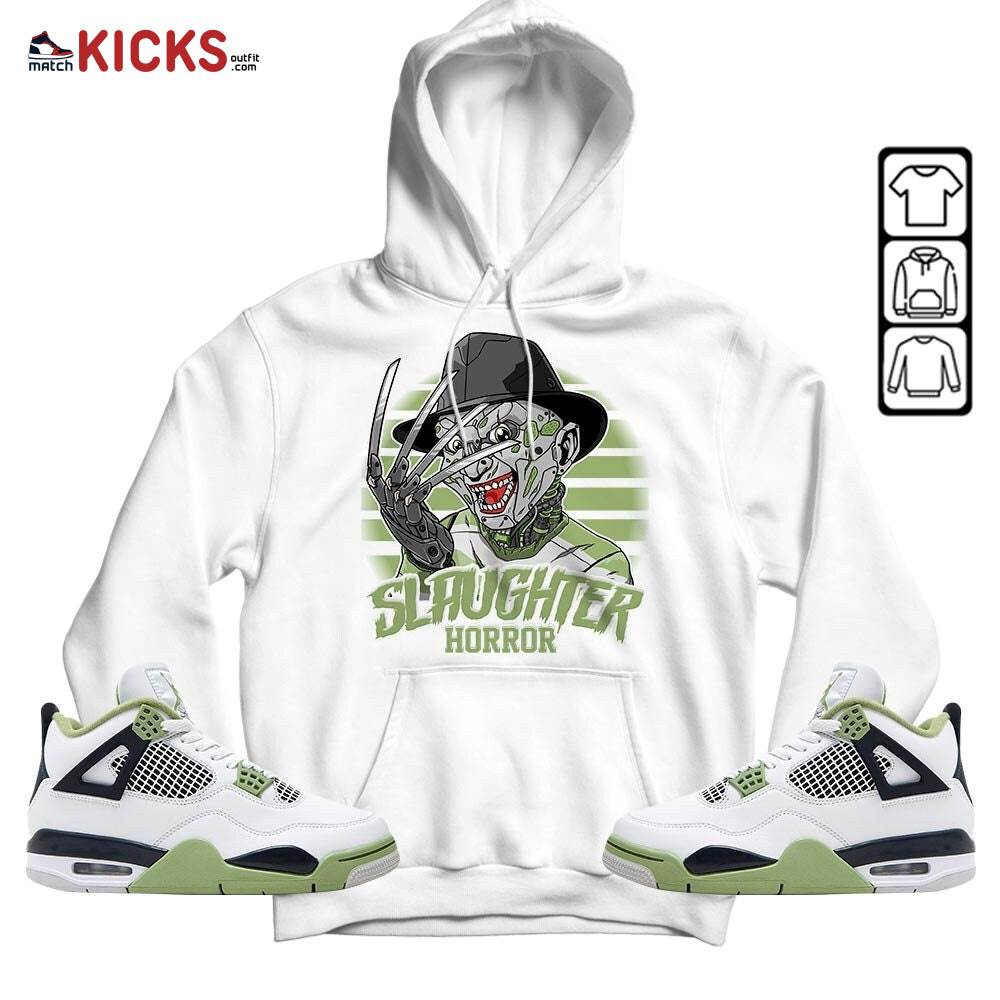 Slaughter To Prevail Sneaker Shirt Match Retro Oil Green 4s, Jordan 4 Oil Green MKO Hoodie Slaughter To Prevail Sneaker Shirt Match Retro Oil Green 4s, Jordan 4 Oil Green MKO Hoodie