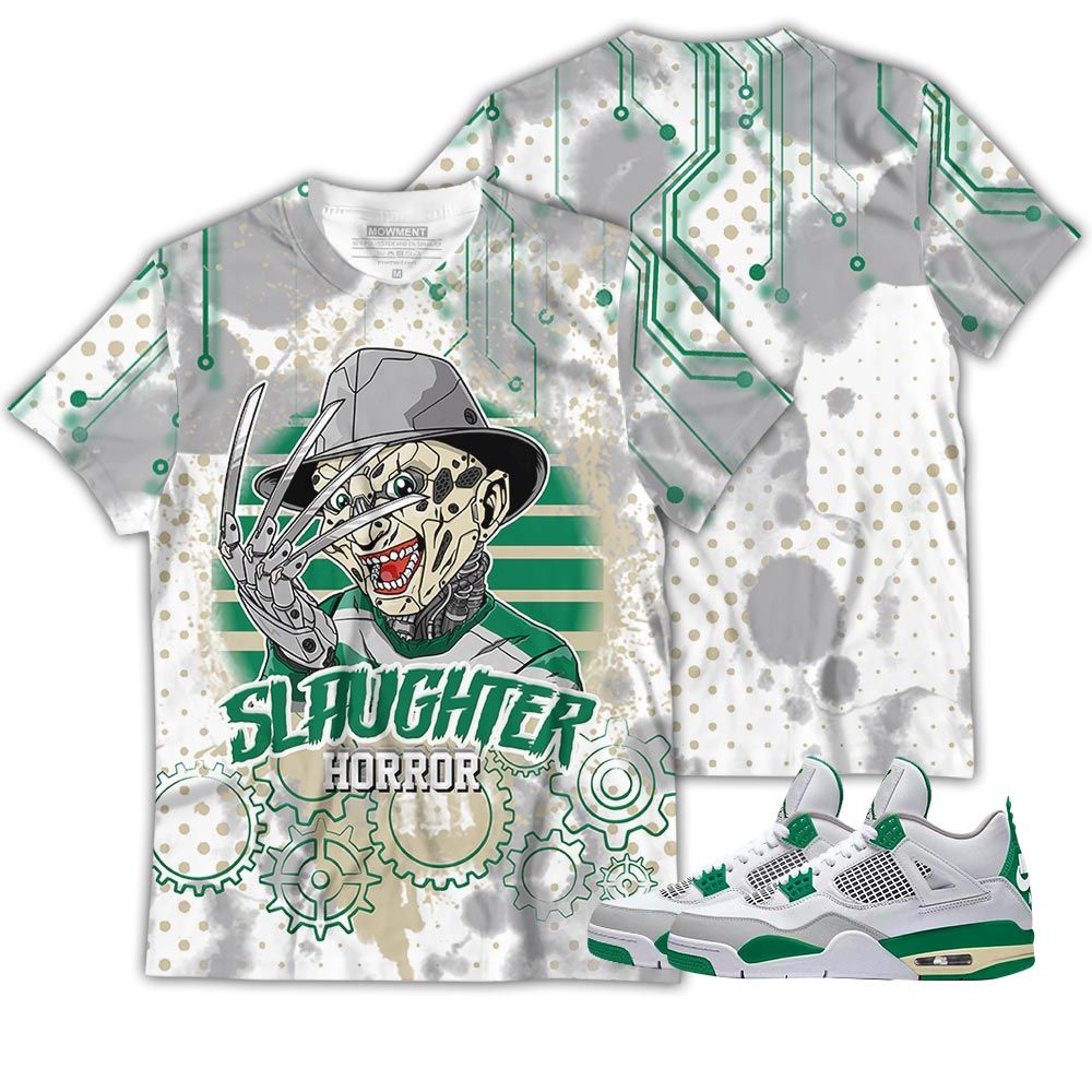 Slaughter To Prevail Sneaker Shirt Match Retro Pine Green 4S, Jordan 4 Pine Green Hoodie Sweatshirt Tee All Over Print MKO Shirt Slaughter To Prevail Sneaker Shirt Match Retro Pine Green 4S, Jordan 4 Pine Green Hoodie Sweatshirt Tee All Over Print MKO Shirt