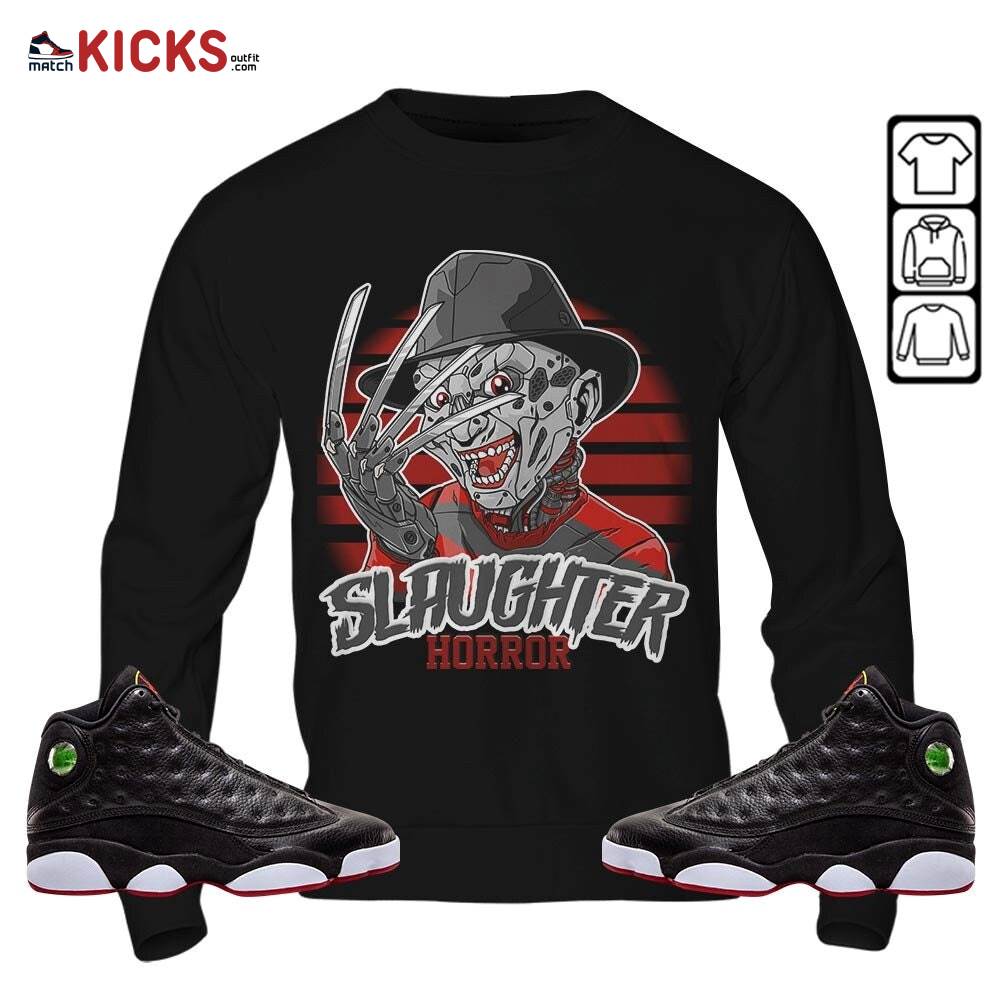 Slaughter To Prevail Sneaker Shirt Match Retro Playoffs 13s, Jordan 13 Playoffs MKO Hoodie Slaughter To Prevail Sneaker Shirt Match Retro Playoffs 13s, Jordan 13 Playoffs MKO Hoodie