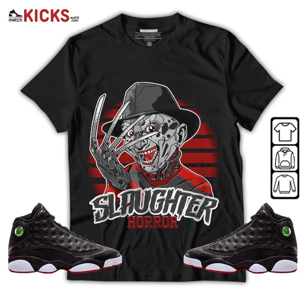 Slaughter To Prevail Sneaker Shirt Match Retro Playoffs 13s, Jordan 13 Playoffs MKO T-Shirt Slaughter To Prevail Sneaker Shirt Match Retro Playoffs 13s, Jordan 13 Playoffs MKO T-Shirt