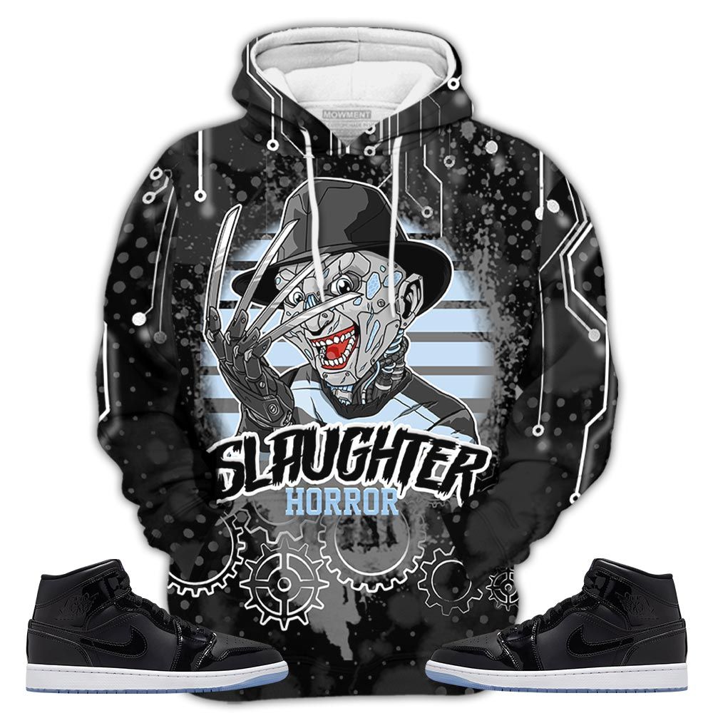 Slaughter To Prevail Sneaker Shirt Match Space Jam 1S, Jordan 1 Mid Space Jam Hoodie Sweatshirt Tee All Over Print MKO Shirt