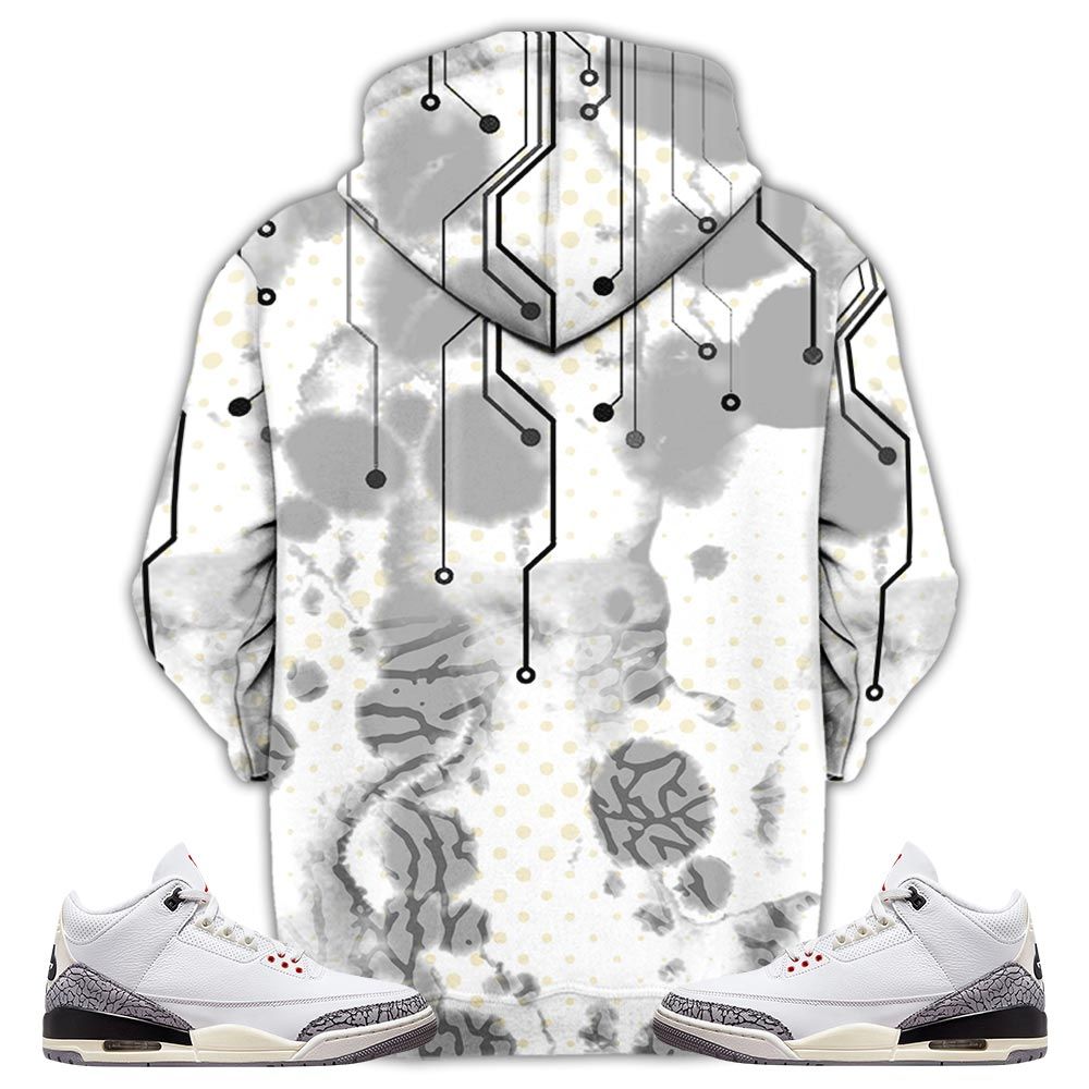 Slaughter To Prevail Sneaker Shirt Match White Cement 3S, Jordan Retro 3 White Cement Hoodie Sweatshirt Tee All Over Print MKO Shirt